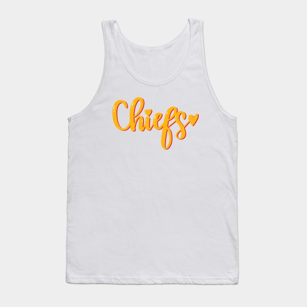 Chiefs Tank Top by Pink Anchor Digital